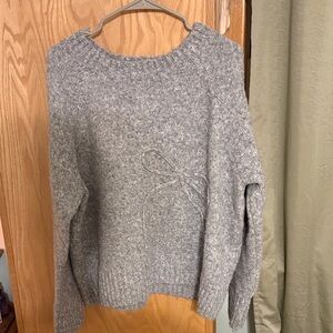 Terra & Sky Heather Gray Women's Sweater